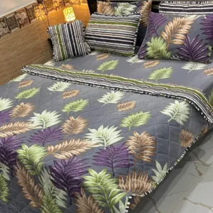 7Pc Printed Comforter Set