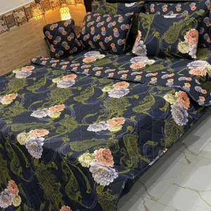 7Pc Printed Comforter Set