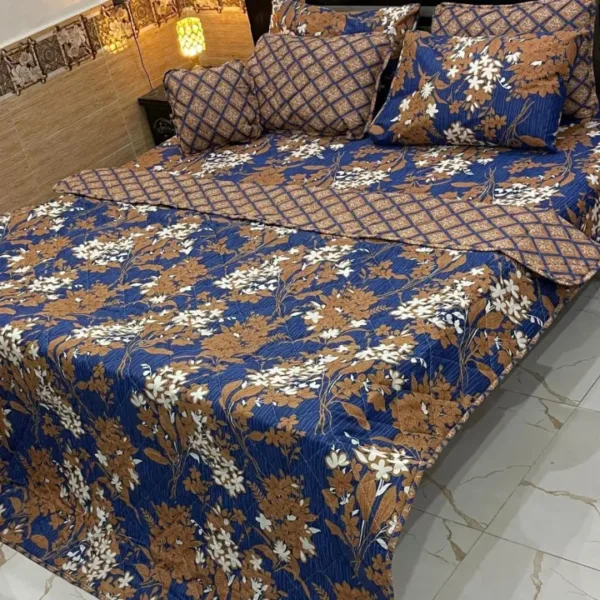 7Pcs Printed Comforter Set