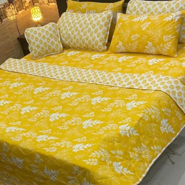 7Pcs Printed Comforter Set