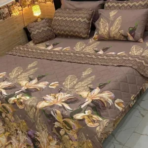 7Pcs Printed Comforter Set