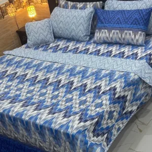 7Pcs Printed Comforter Set