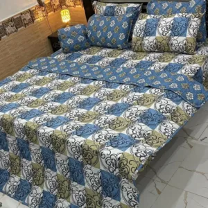 7Pcs Printed Comforter Set