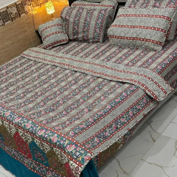 7Pcs Printed Comforter Set