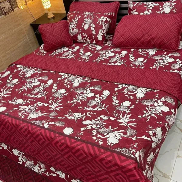 7Pcs Printed Comforter Set