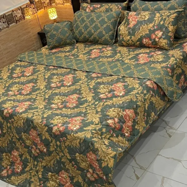 7Pcs Printed Comforter Set