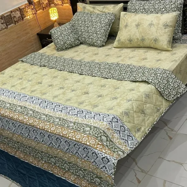 7Pcs Printed Comforter Set