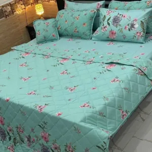 7Pcs Printed Comforter Set