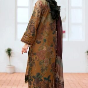 Baroque 3PC Karandi Printed Suit