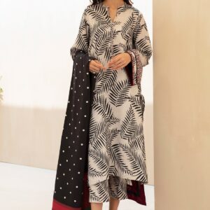 Baroque 3PC Karandi Printed Suit