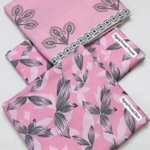 Baroque Pink-Grey Viscose Collection