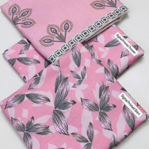 Baroque Pink-Grey Viscose Collection