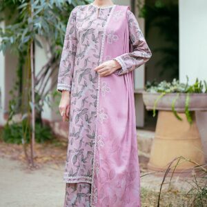 Baroque Pink-Grey Viscose Collection