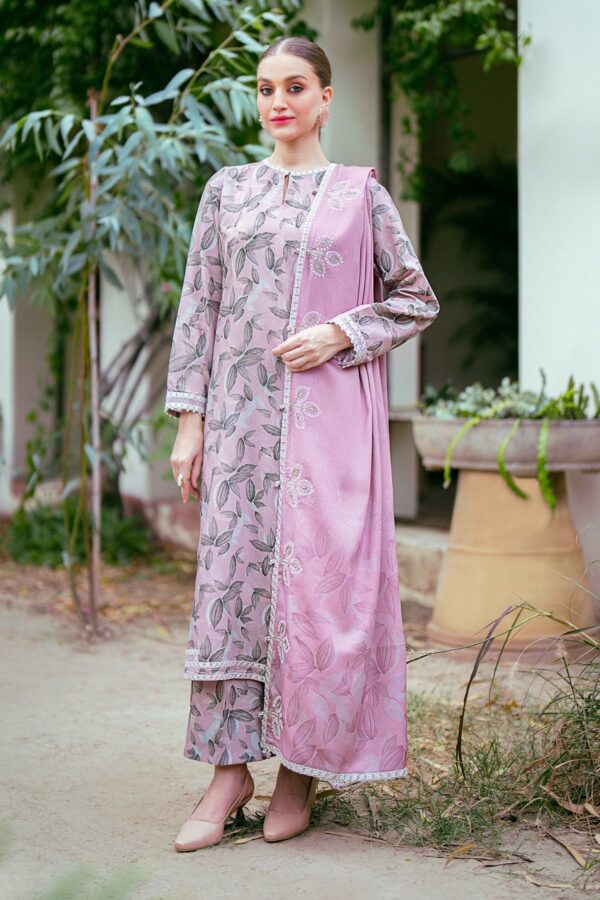 Baroque Pink-Grey Viscose Collection