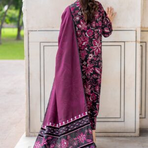 Baroque Winter 3PC Karandi Printed Suit