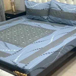 Embroidered King-Size BedSheet Set