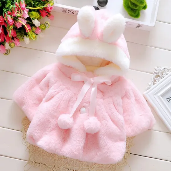 Korean-Style Plush Winter Coat