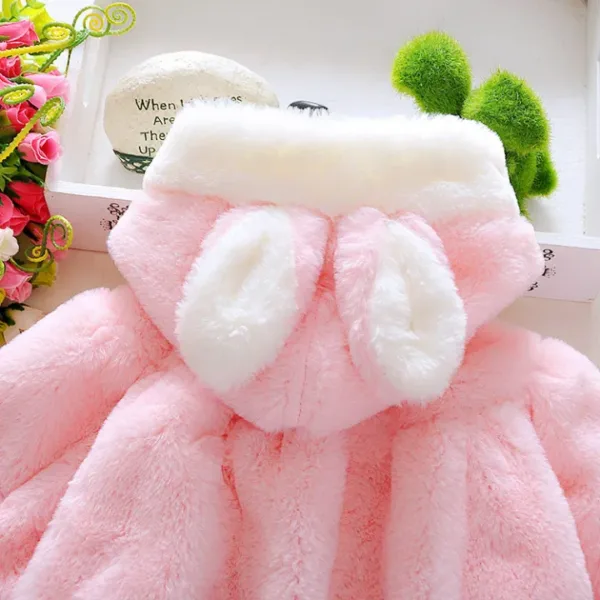 Korean-Style Plush Winter Coat