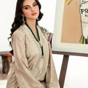 MUSQ 3PC Lawn Chikankari 50MW