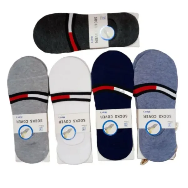 Pack of 5 Pairs Random Colour Loafer Ankle Socks for Men, Women