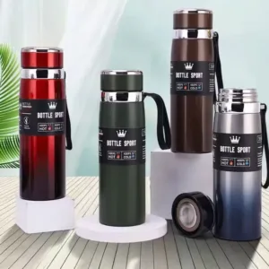 Stainless Steel Water Bottle 1000ml & 800ml – Premium Quality for Boys & Girls