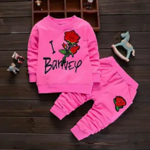 Sweatshirt and Pajama Trouser Set