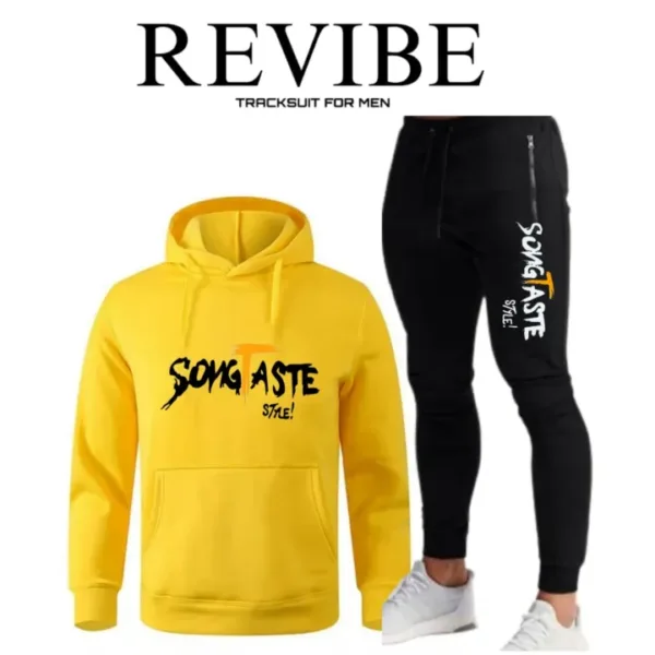 Yellow SongTaste Printed Tracksuit