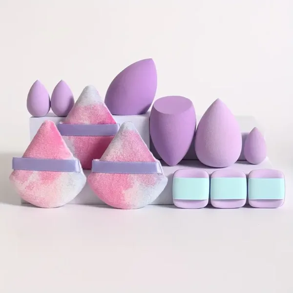 12Piece All-Purpose Makeup Sponge Puff Set