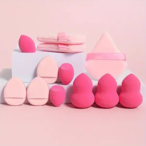 12Piece All-Purpose Makeup Sponge Puff Set