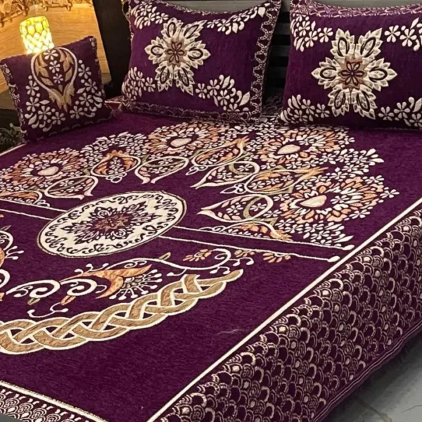 4PCS Fancy Velvet Bedsheet Collection