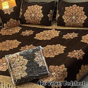 4PCS Fancy Velvet Bedsheet Collection