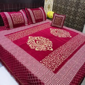 4PCS Fancy Velvet Bedsheet Collection