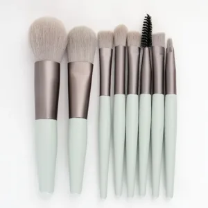 8 Pcs Portable Soft Makeup Brushes Set