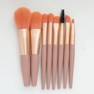 8 Pcs Portable Soft Makeup Brushes Set