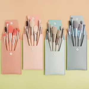 8 Pcs Portable Soft Makeup Brushes Set