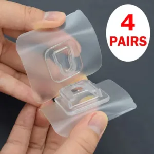 Double-Sided Adhesive Suction Cup Hooks