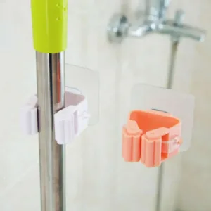 Wall Mounted Mop Strong Home Bathroom Hooks Holder